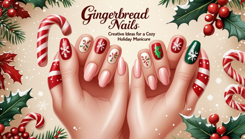 Gingerbread Nails: Creative Ideas for a Cozy Holiday Manicure